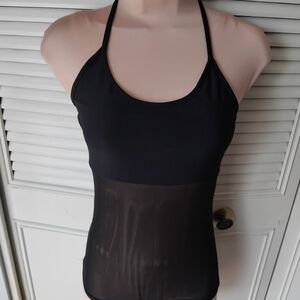 Sheer halter top